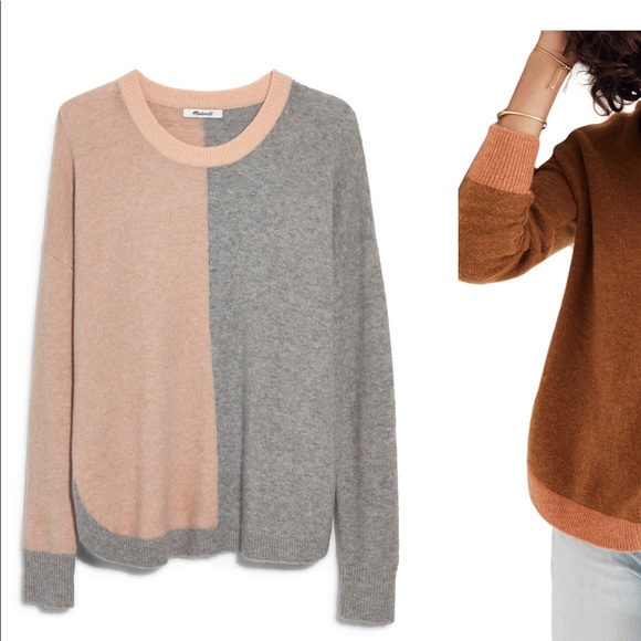 Madewell Sweaters - NEW • Madewell • Westlake Colorblock Sweater Med